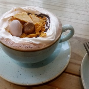 Honeycomb hot chocolate